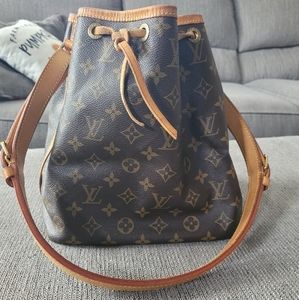 Louis Vuitton Petit Noe Monogram Bucket Bag